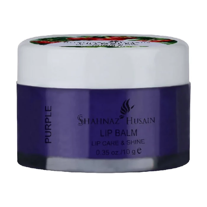 Shahnaz Husain Lip Balm Lip Care & Shine Purple, 10 g-1.webp